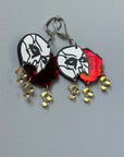 Phantom Skeleton Mask Earrings