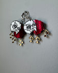 Phantom Skeleton Mask Earrings